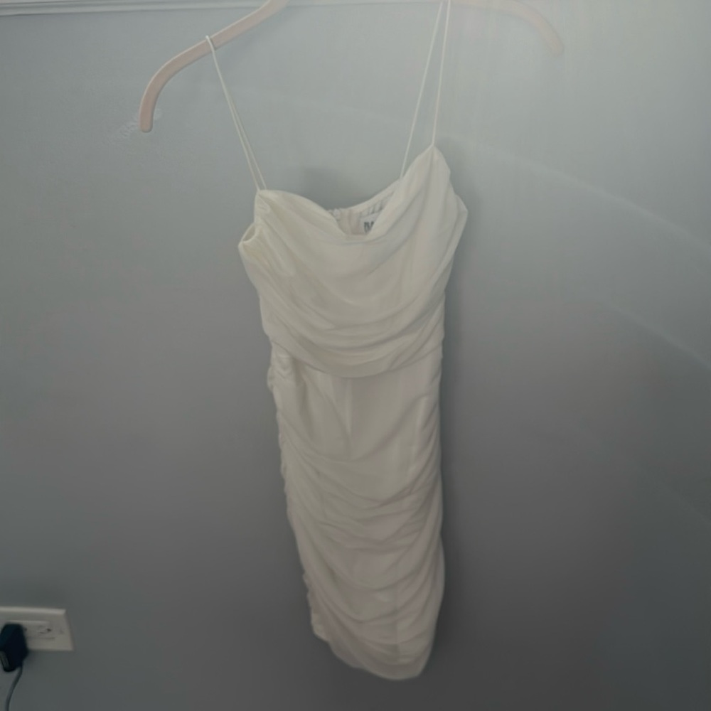 White Corset Mini Dress